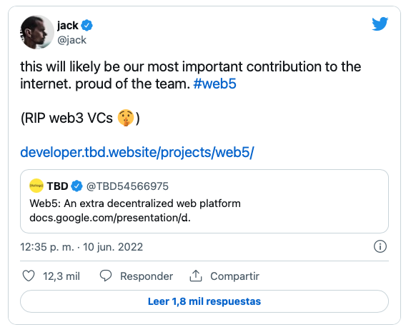 this will likely be our most important contribution to the internet. proud of the team. #web5